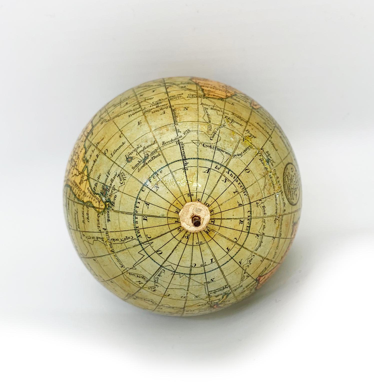Pocket Globe John and William Cary, London, 1791 5