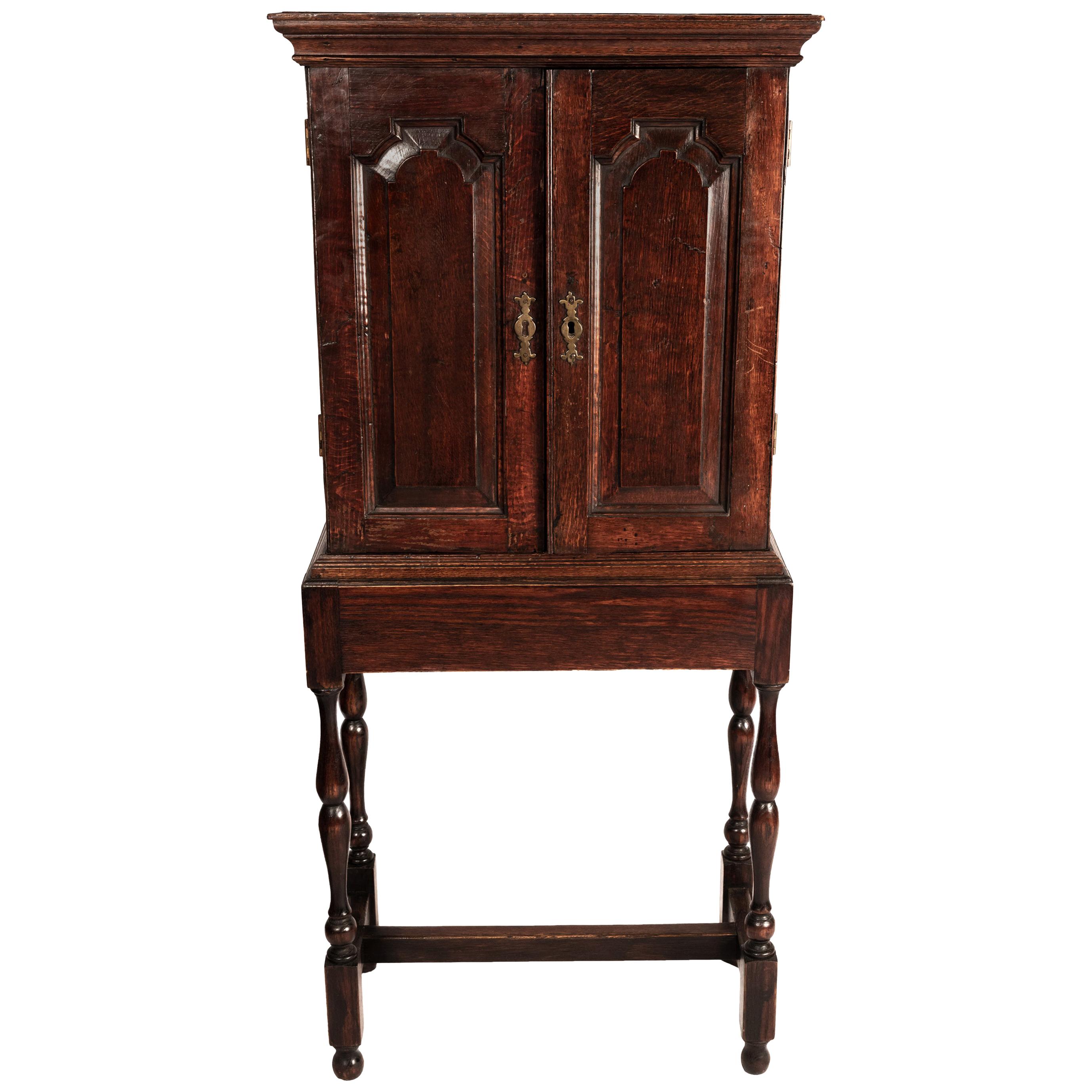 18th Century English Apothacary Cabinet