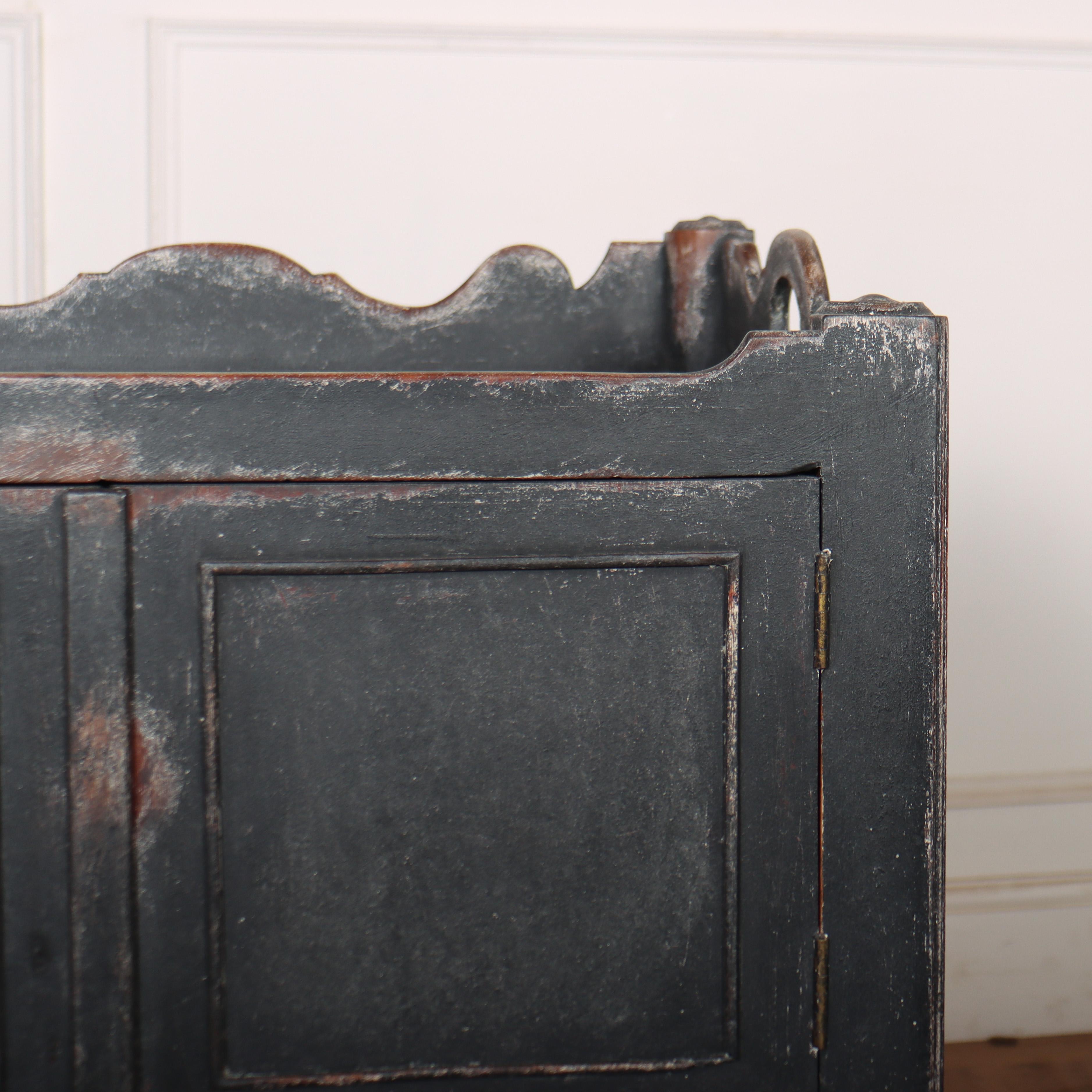 George III 18th Century English Bedside Cabinet For Sale