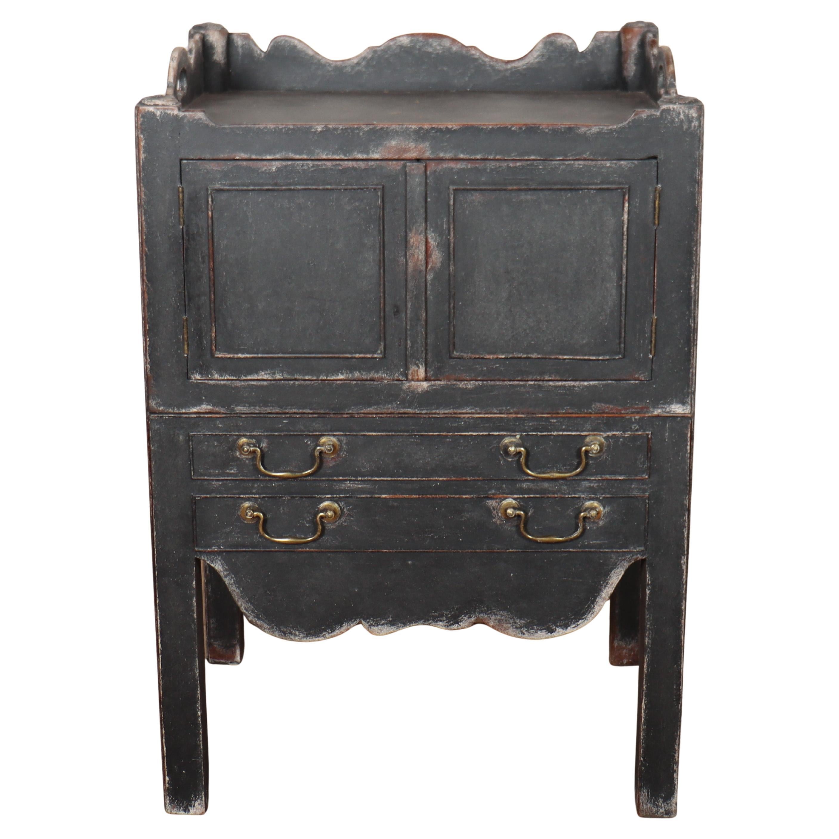 18th Century English Bedside Cabinet