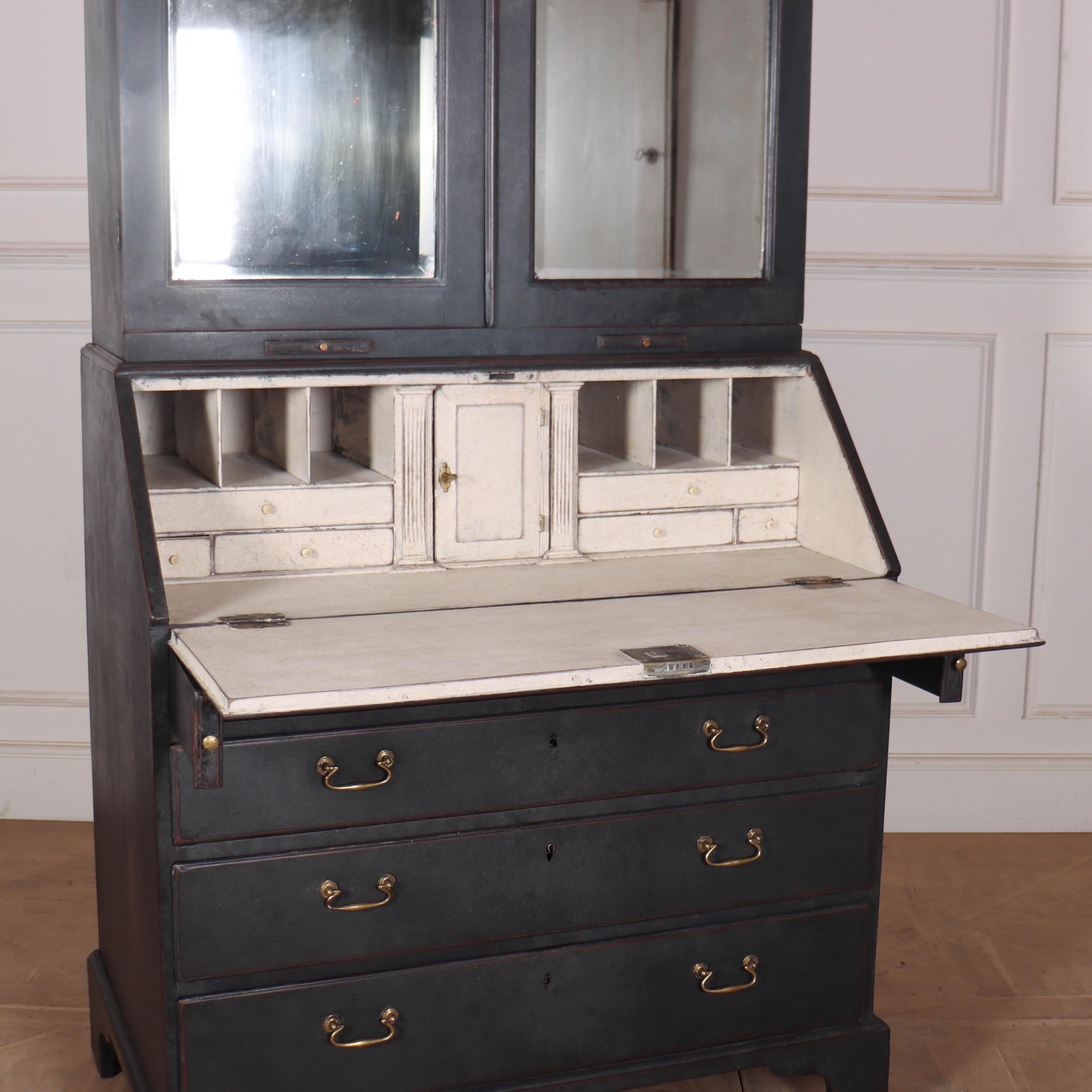 18th Century and Earlier 18th Century English Bureau Bookcase For Sale