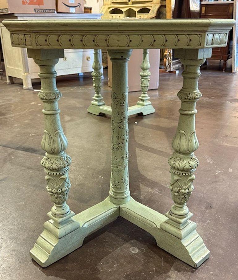 18th Century English Carved and Painted Console For Sale 2
