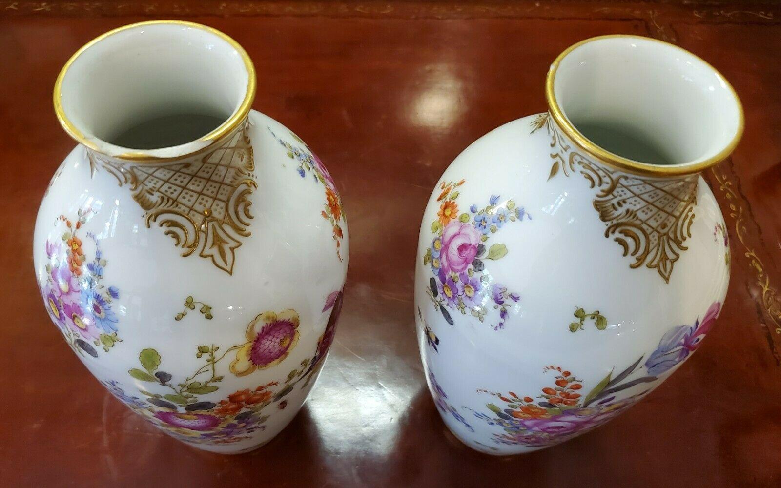 Ceramic 18th Century English Chelsea Porcelain Vases 'a pair'