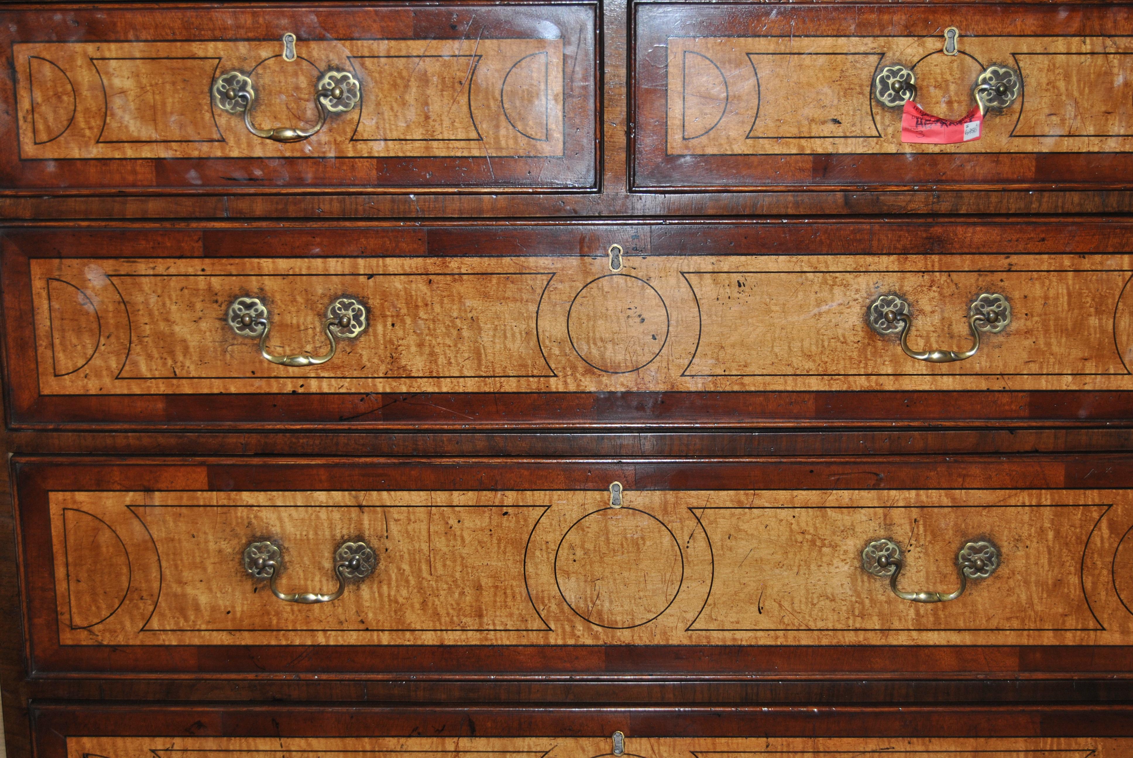 Maple 18th Century English Chest of Drawers