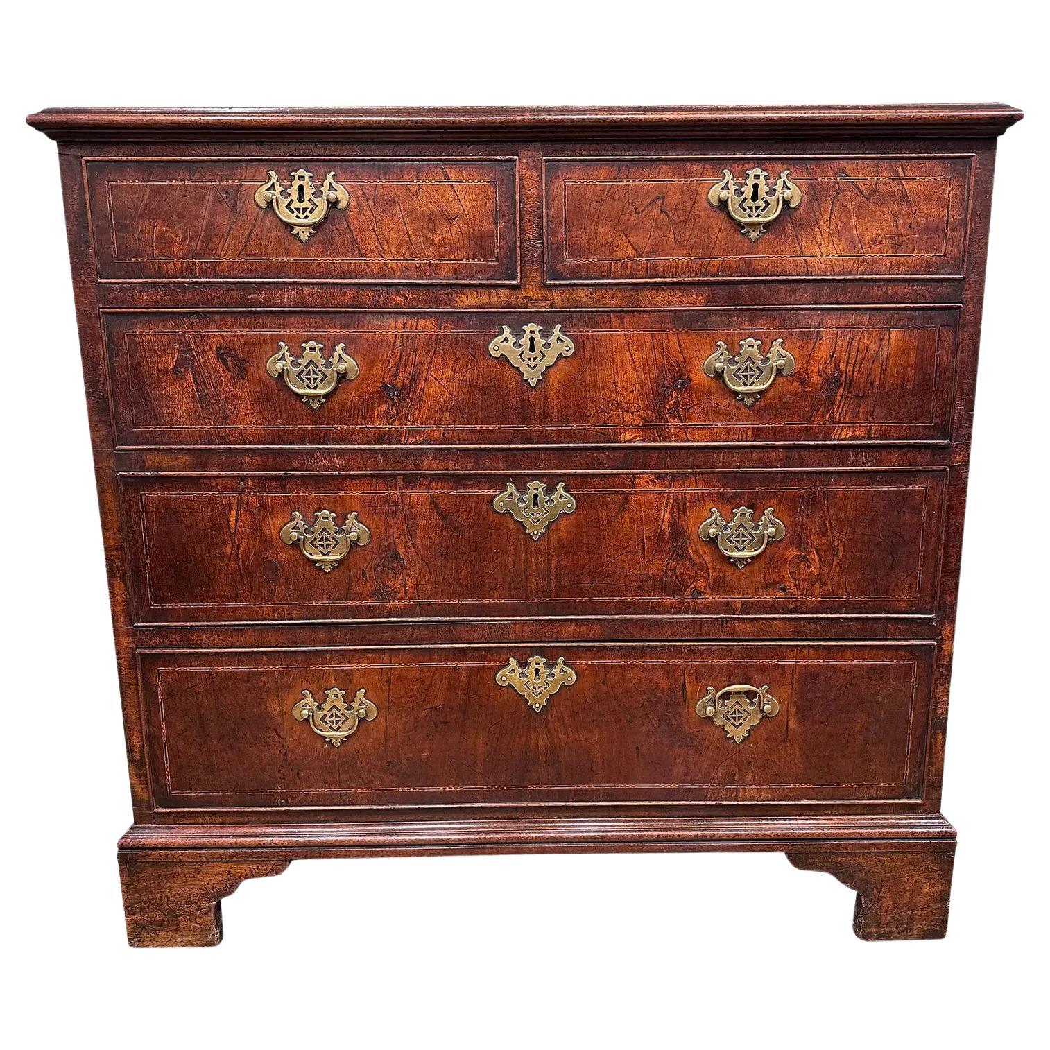 18th Century English Chest of Drawers For Sale