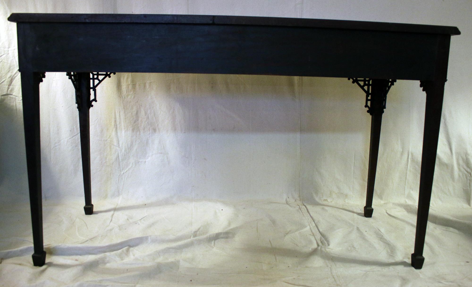 18th Century English Chinese Chippendale Console Table For Sale 4