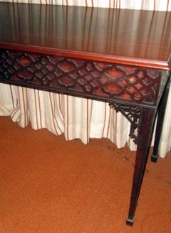 18th Century English Chinese Chippendale Console Table
