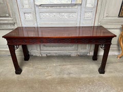 18th Century English Chinese Chippendale Style Console Table