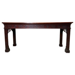 18th Century English Chinese Chippendale Style Console Table