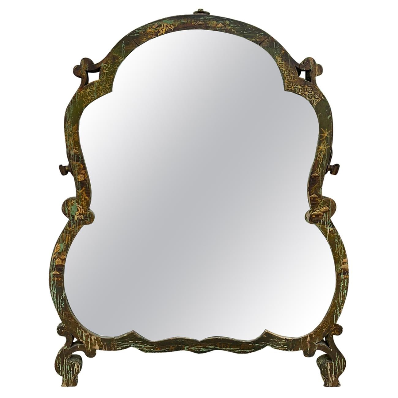 18th Century English Chinoiserie Dressing Table Mirror
