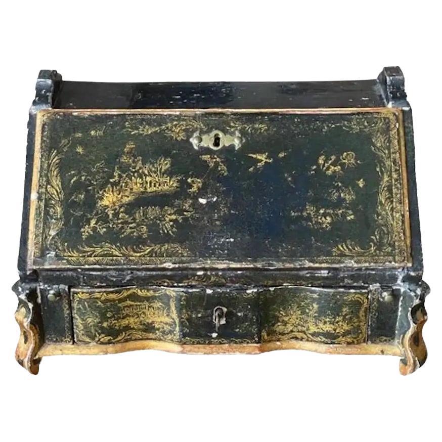 18th Century English Chinoiserie Table Desk For Sale