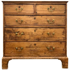 Antique 18th Century English Chippendale Chest of Drawers