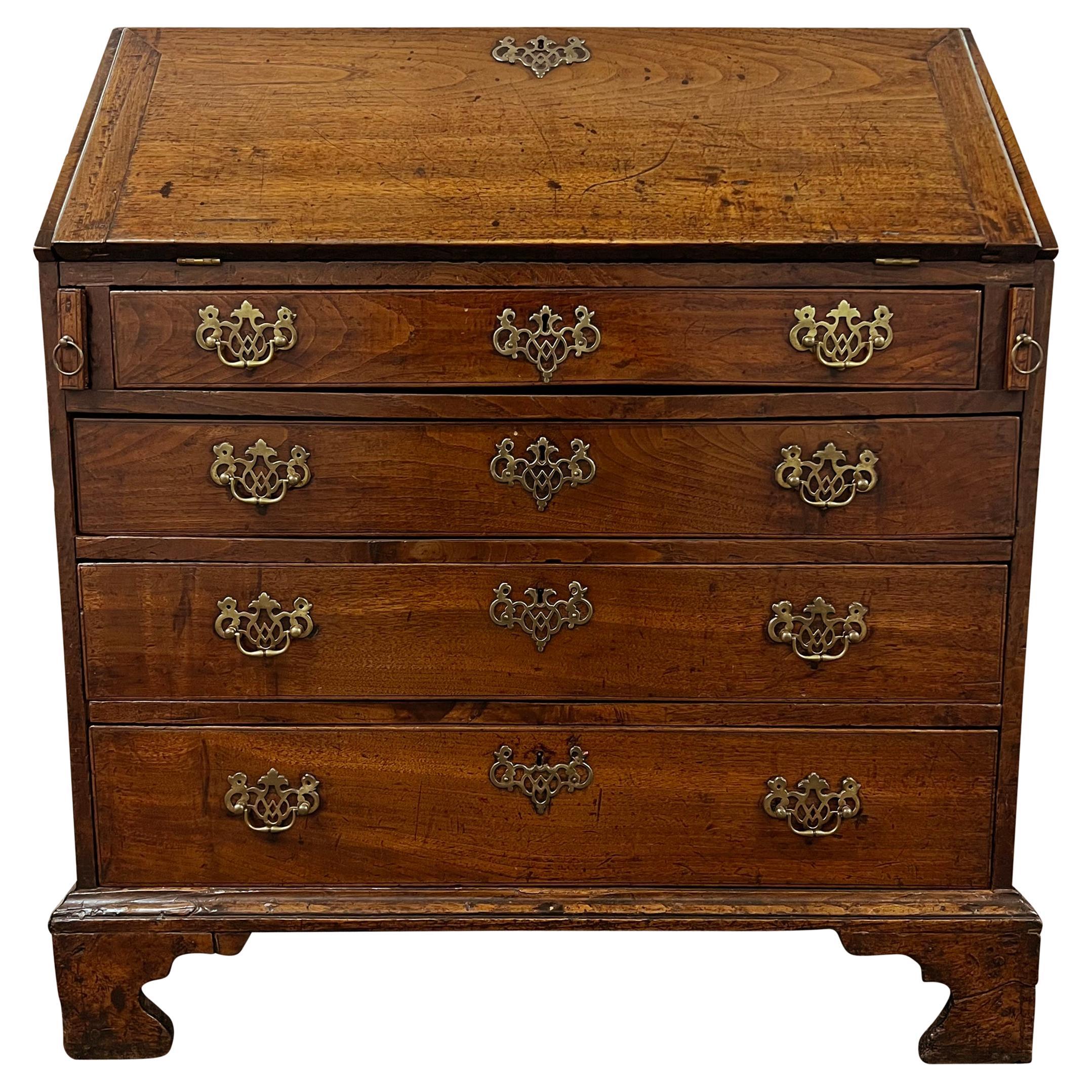 18th Century English Chippendale Secretaire For Sale
