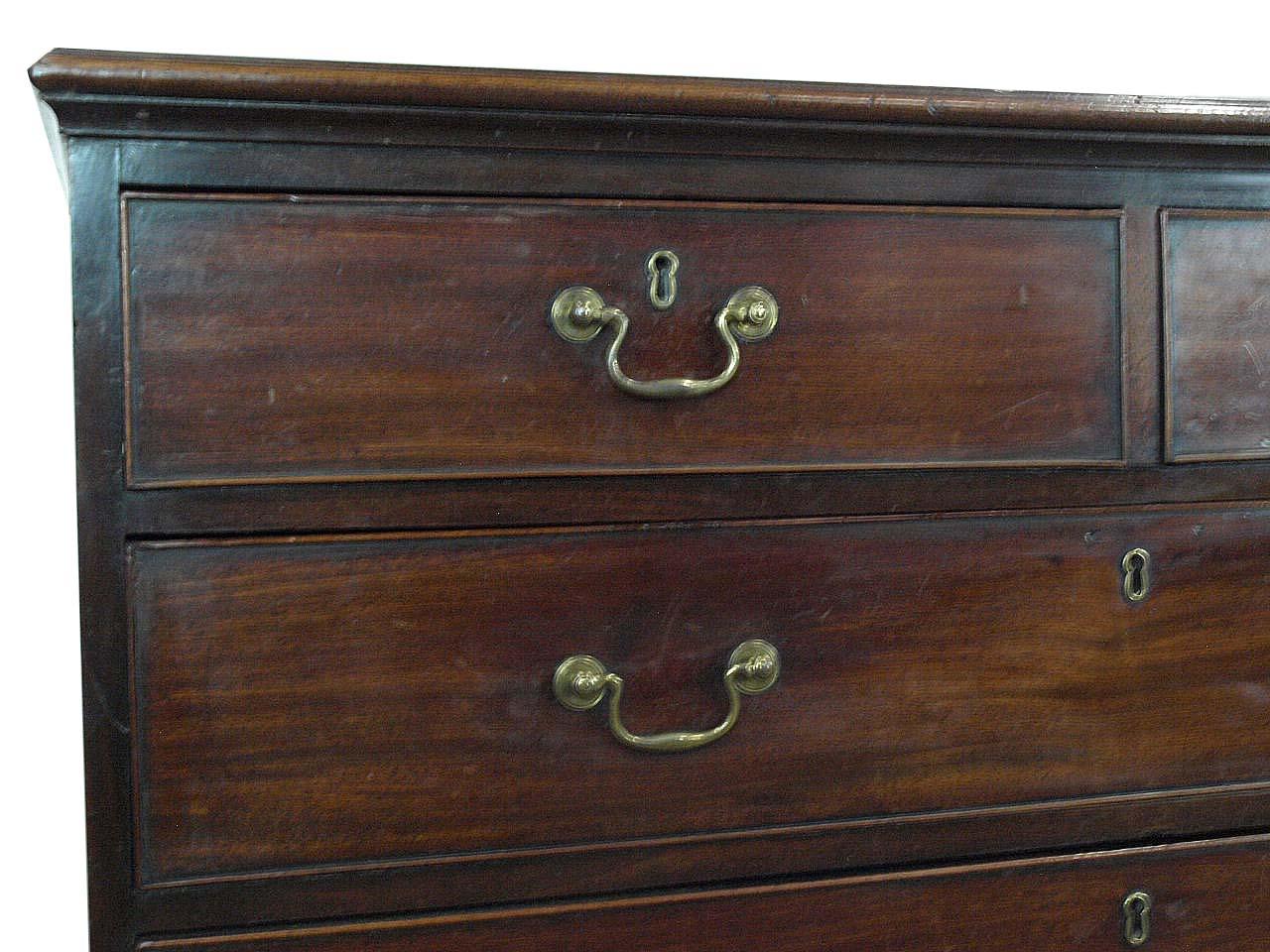 18th Century English Chippendale Tall Chest For Sale 1