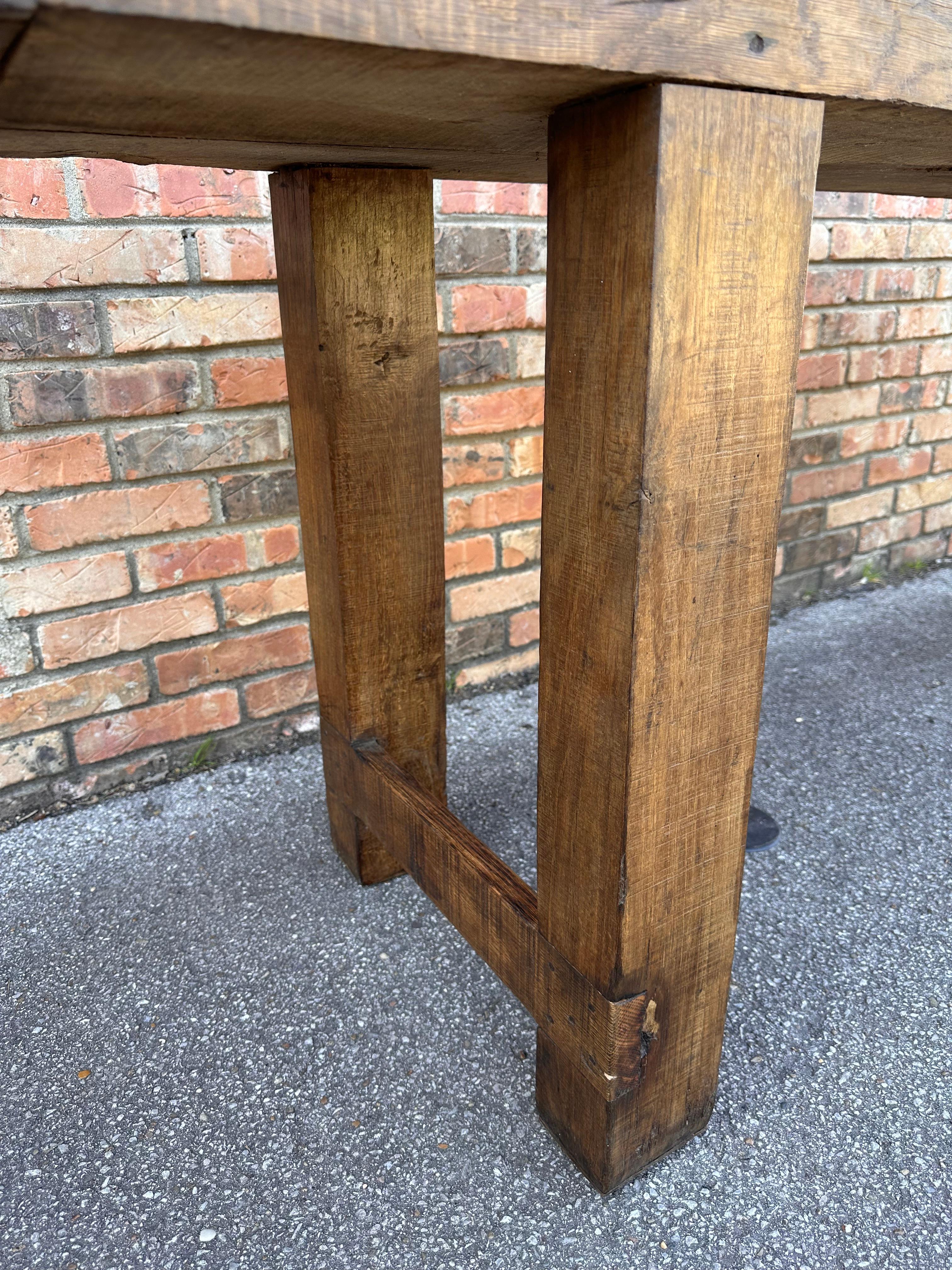 Hardwood 18th Century English Console For Sale