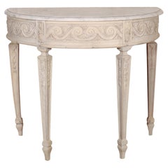 Table console anglaise du 18ème siècle