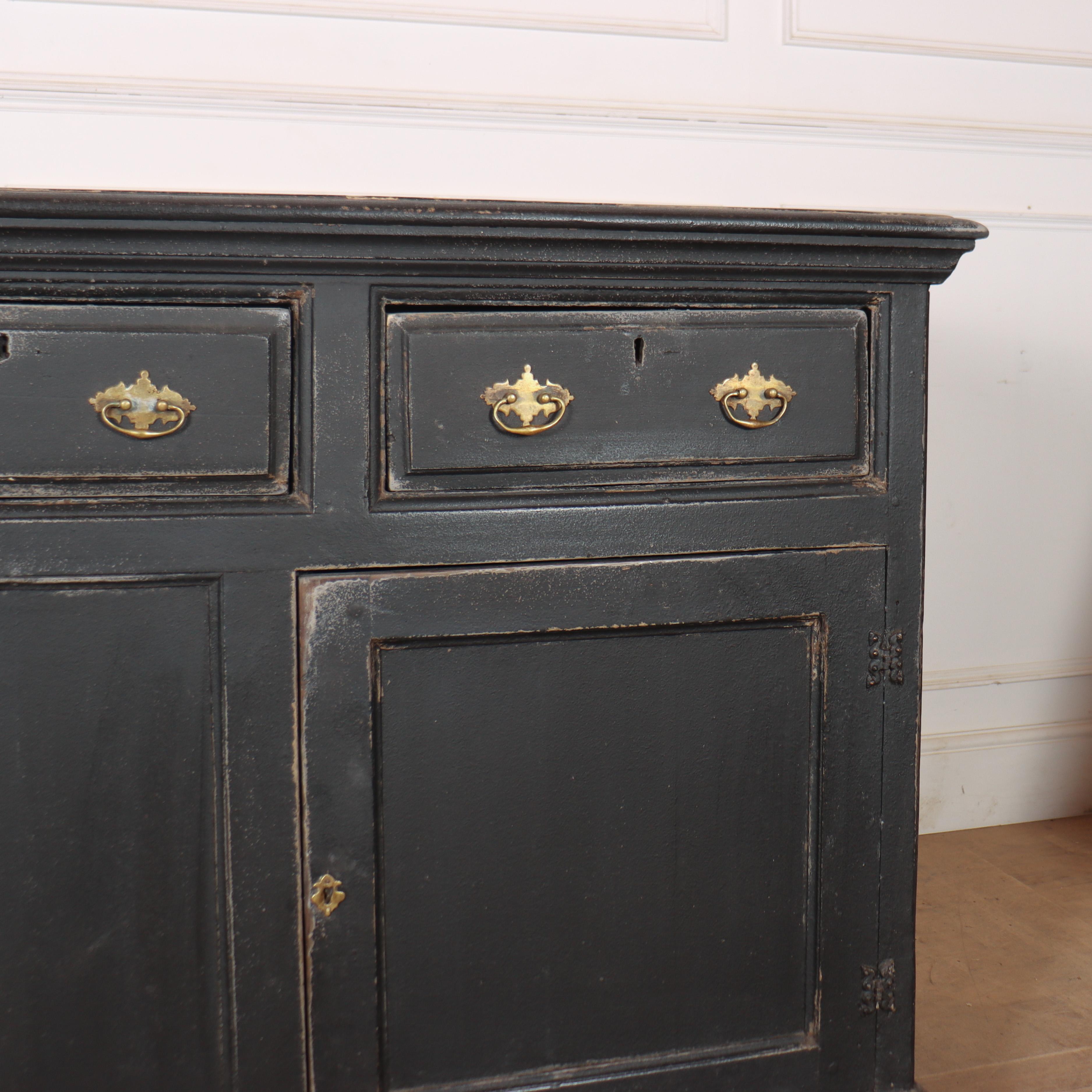 Painted 18th Century English Country Dresser Base