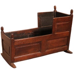 18th Century English Cradle in Oak