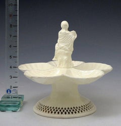 18th Century English Creamware Pottery Centrepiece