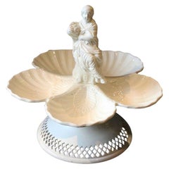 18th Century English Creamware Pottery Centrepiece