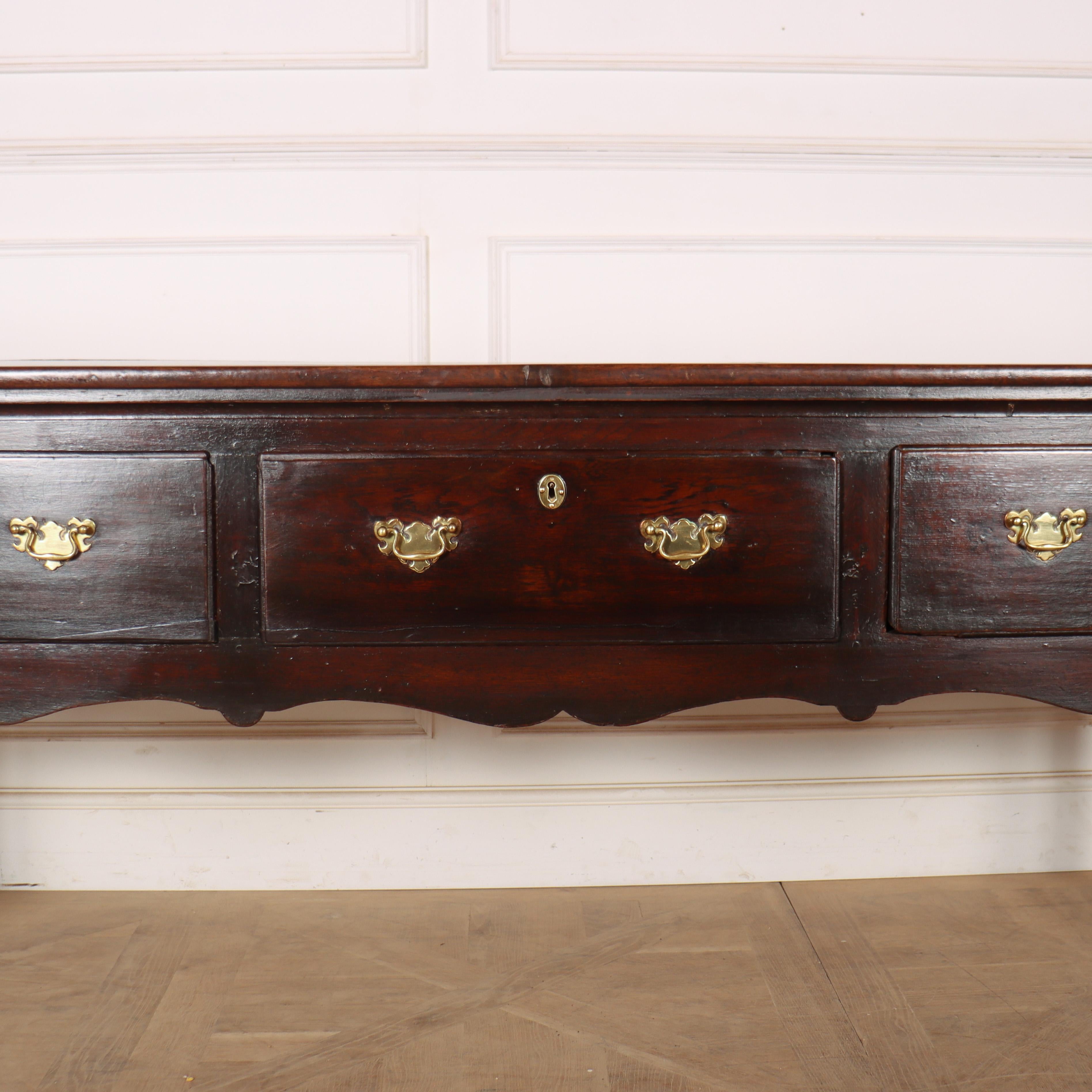 George II 18th Century English Dresser Base