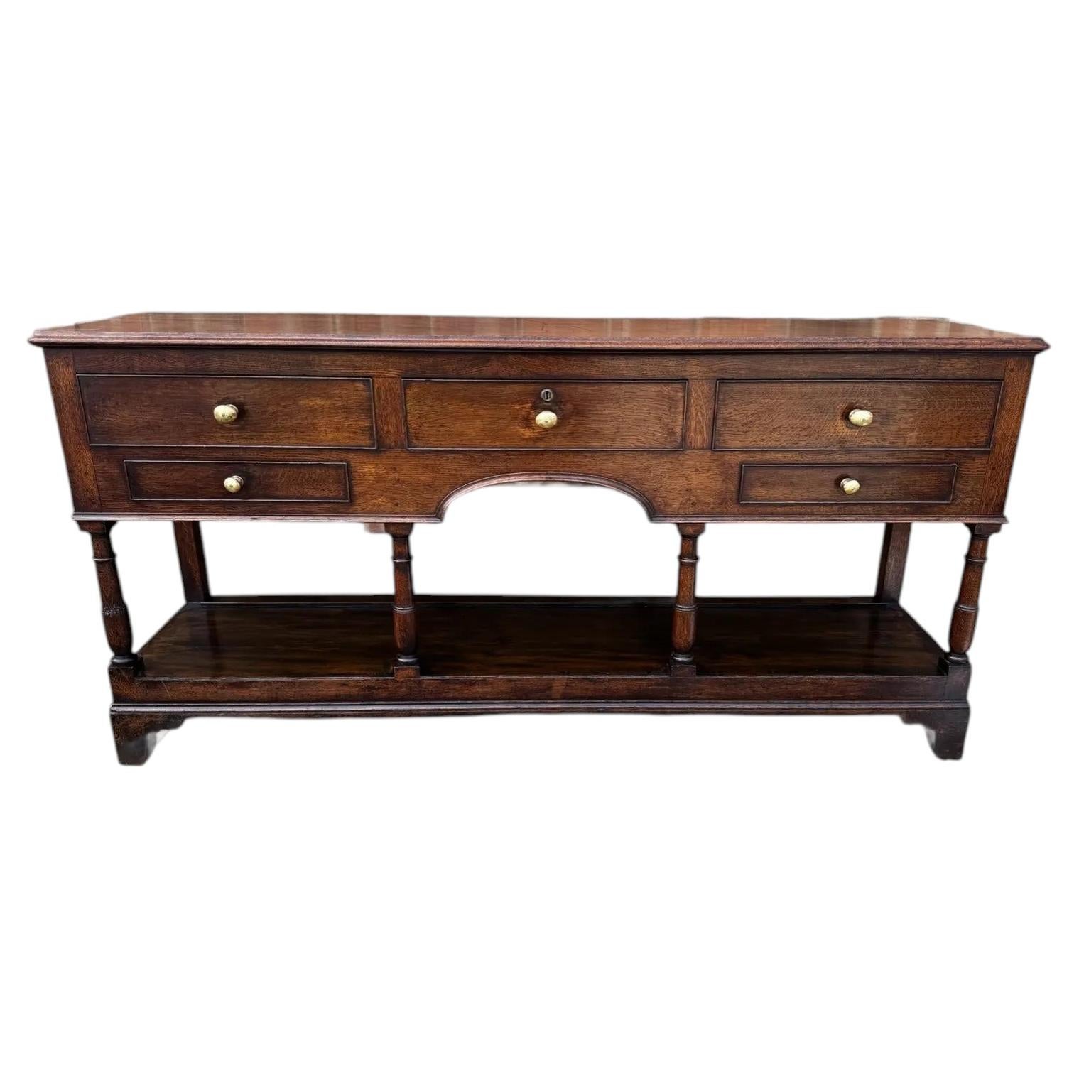 18th Century English Dresser Base