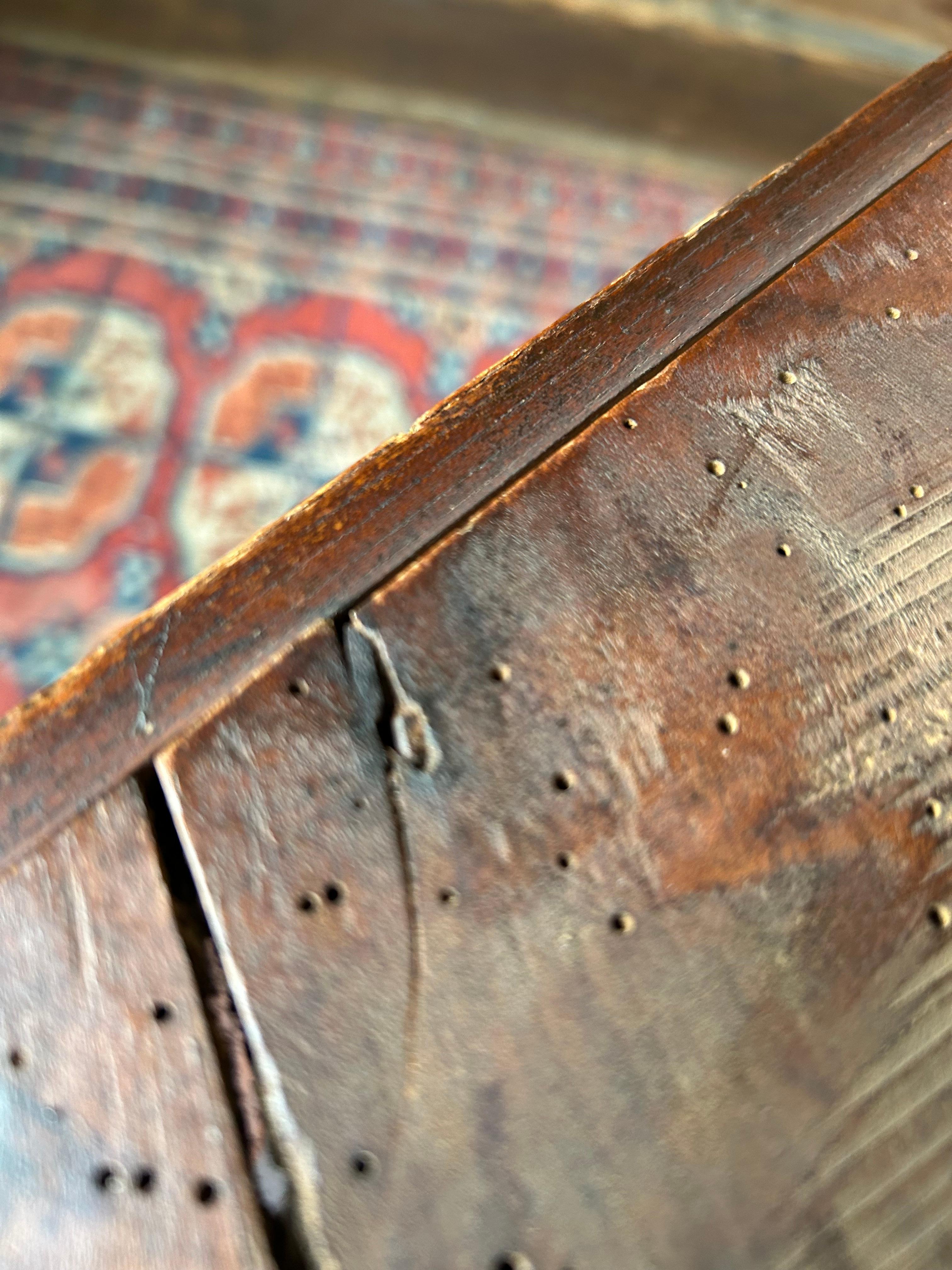 18th Century English Elm and Fruitwood Cricket Table  7