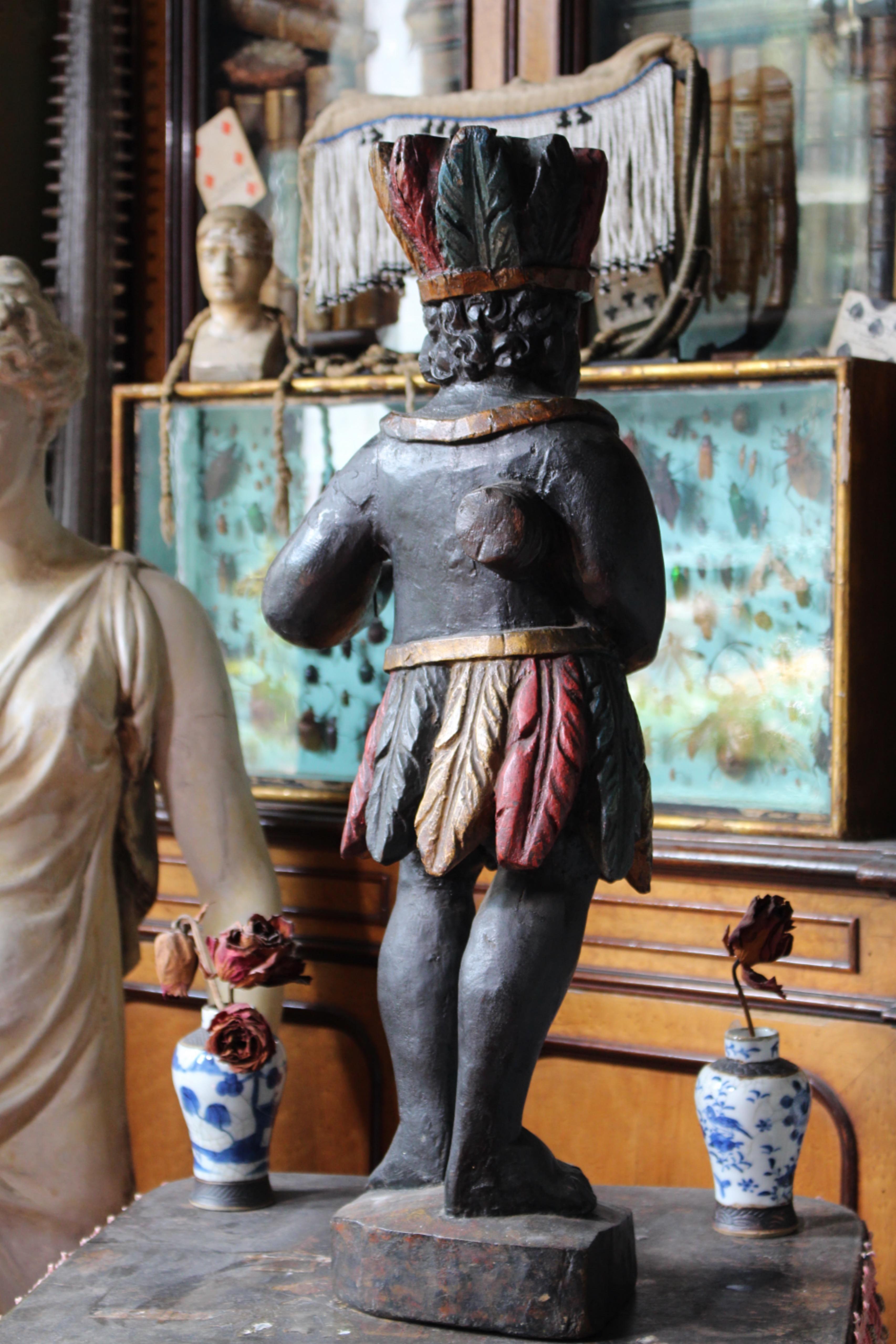 18. Jahrhundert Englisch Folk Art Tobacconists Zigarre Tabak Handel Shop Zeichen im Angebot 8