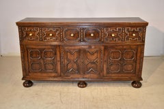 18th Century English Geometric Dresser Base