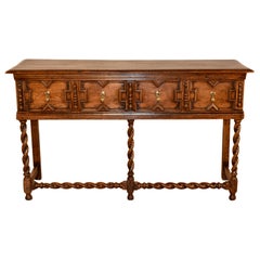 18th Century English Geometric Sideboard