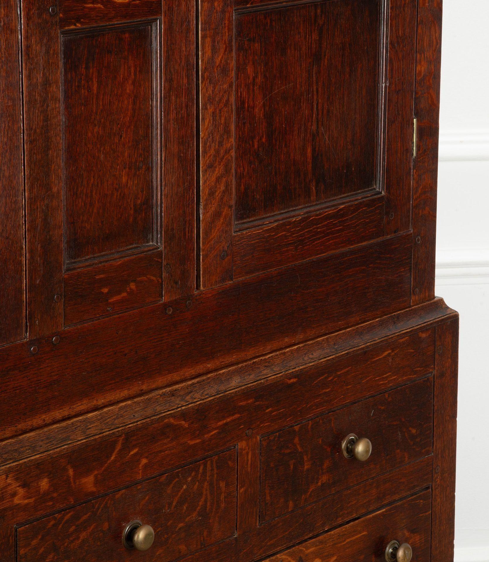 Armoire à provisions en chêne George I du 18e siècle Bon état - En vente à Gloucestershire, GB