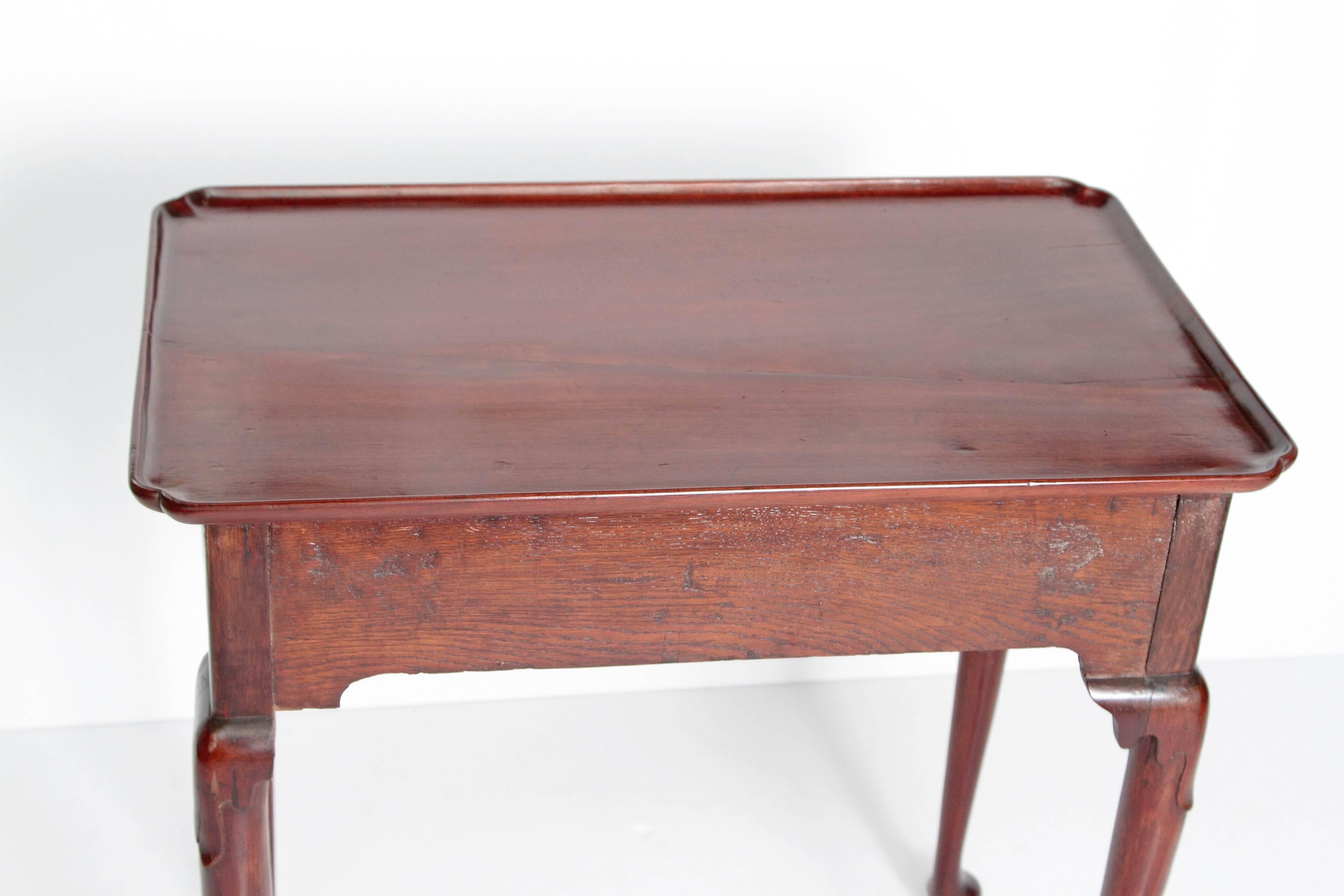 Wood 18th Century English George II Dressing Table in Walnut