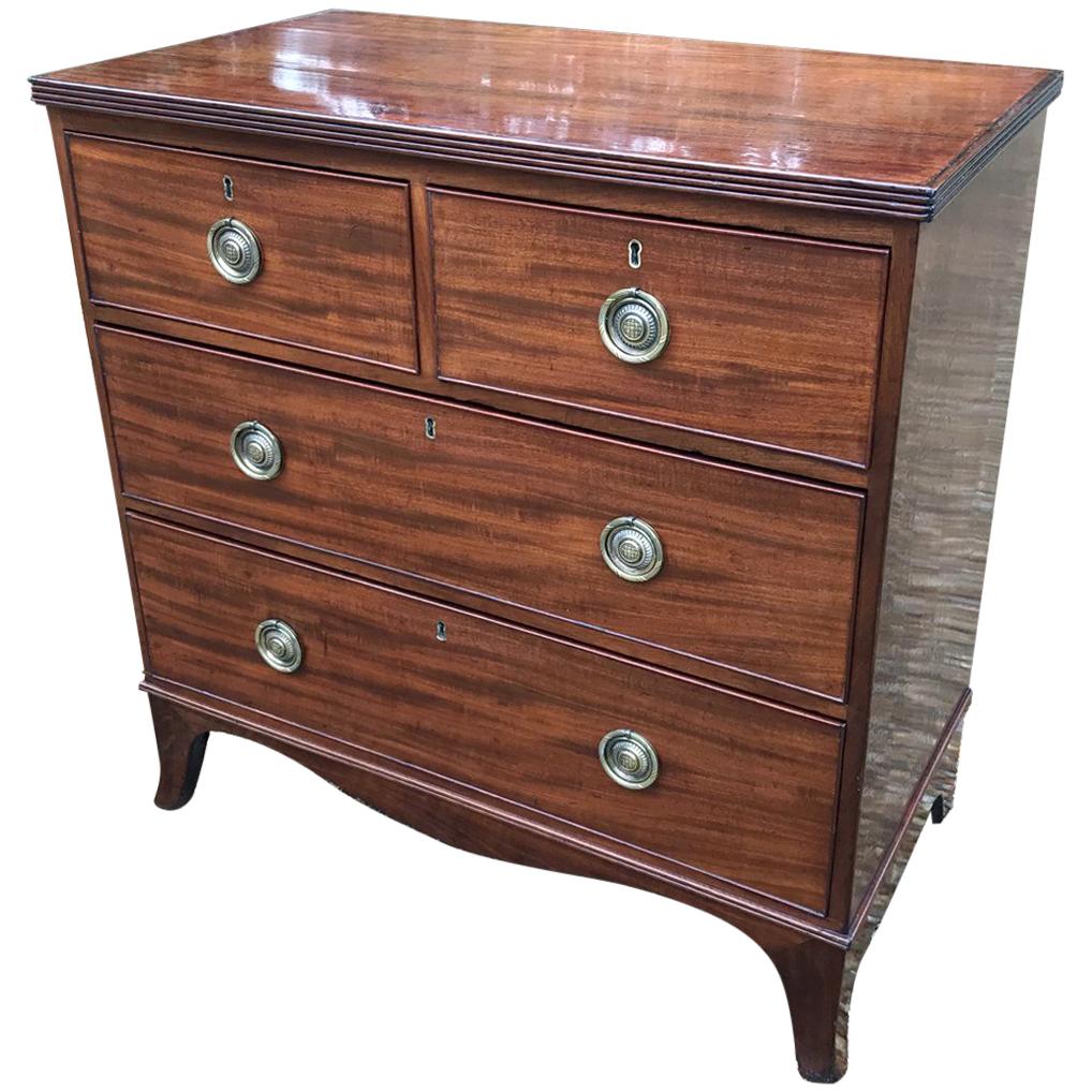 18th Century English George III Mahogany Chest of Drawers