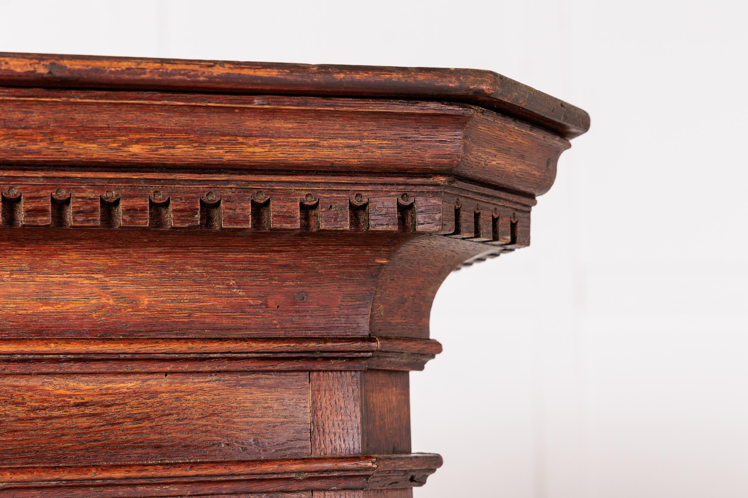 18th Century English George III Oak Chest on Chest 2
