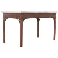 18th Century English George III Oak Console Table