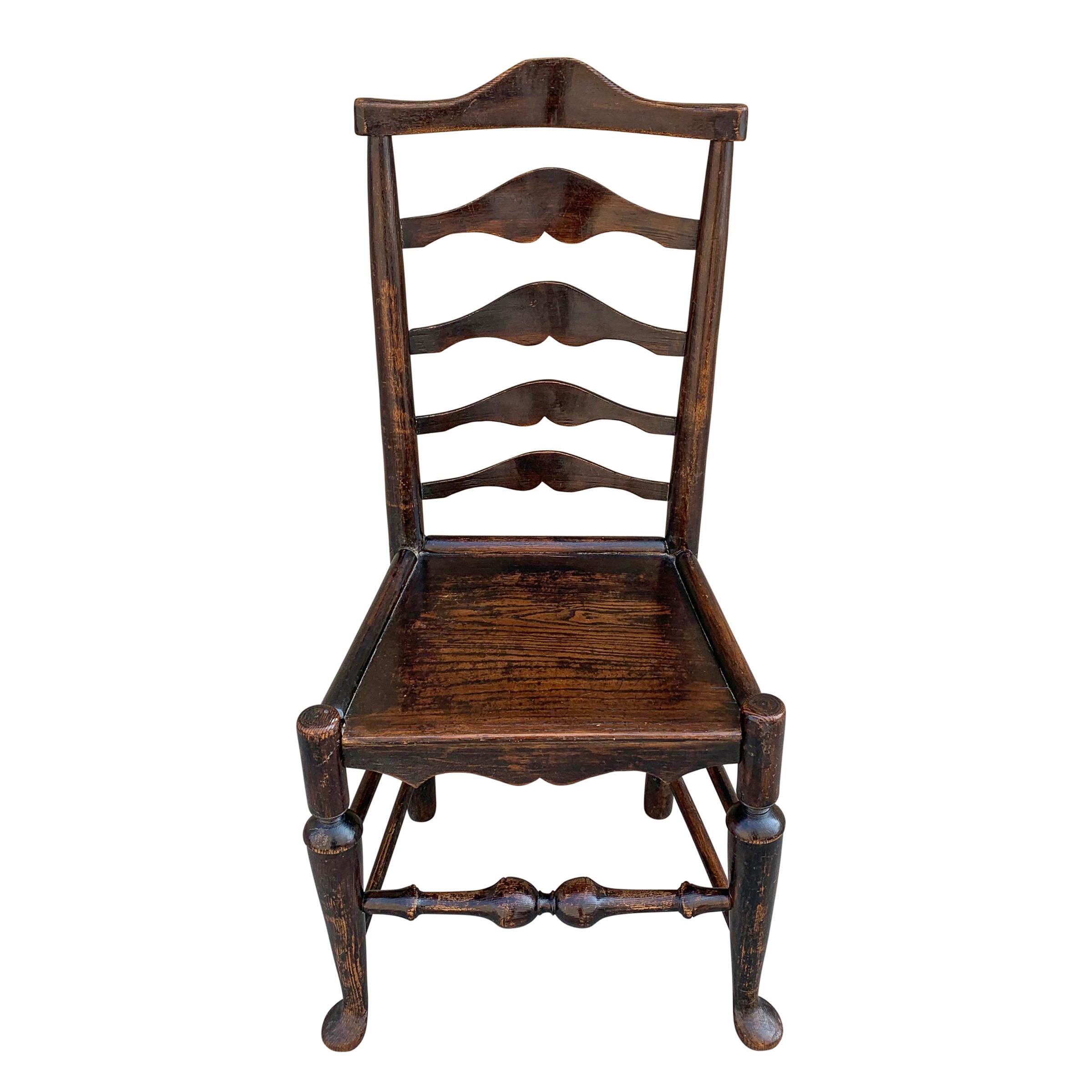 18th Century English George III Side Chair In Good Condition For Sale In Chicago, IL