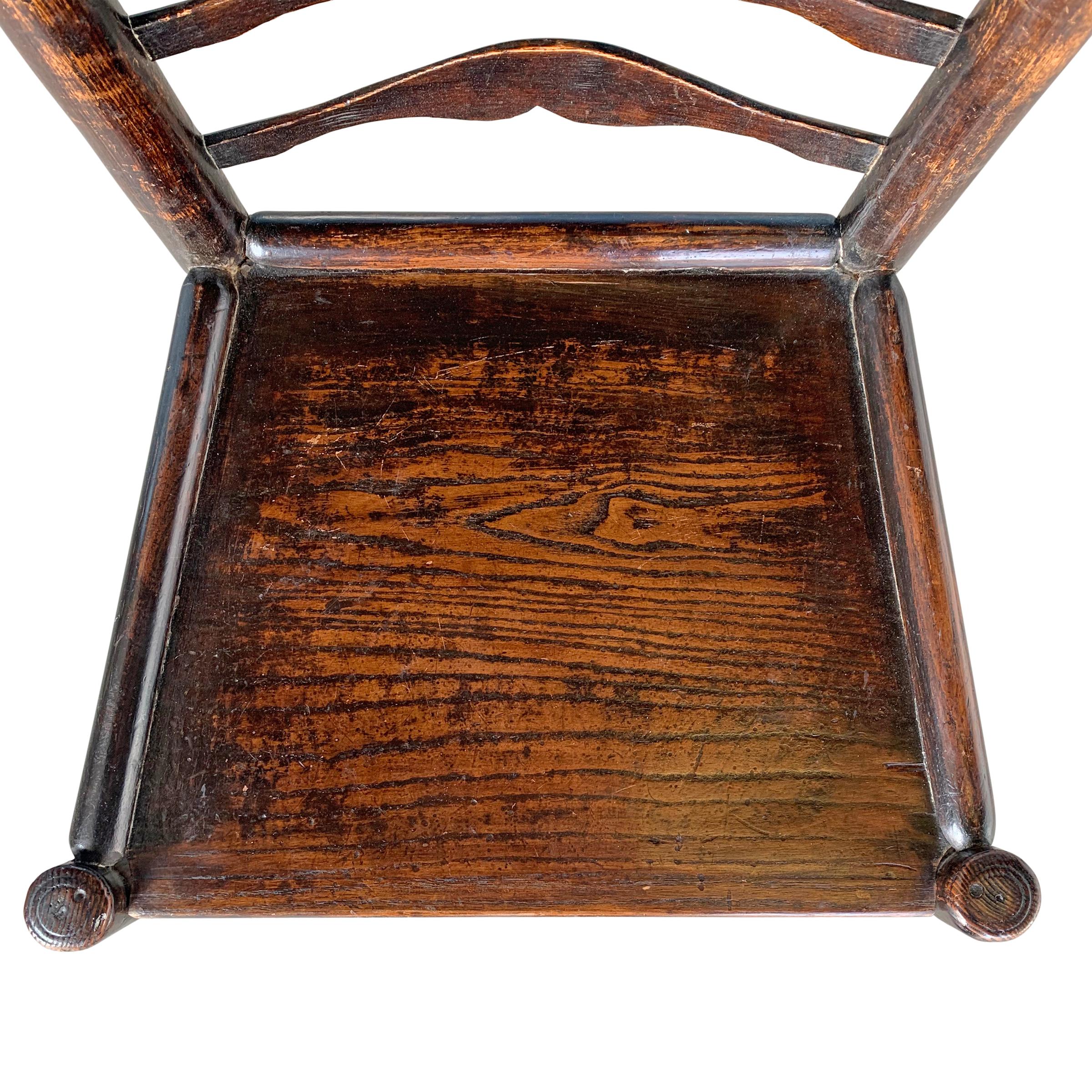 Chaise d'appoint anglaise George III du 18ème siècle en vente 2