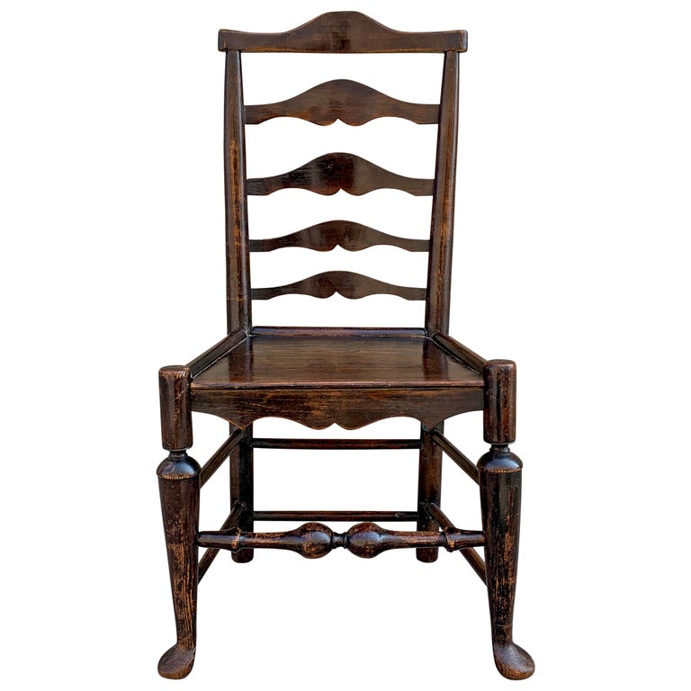 18th Century English George III Side Chair For Sale