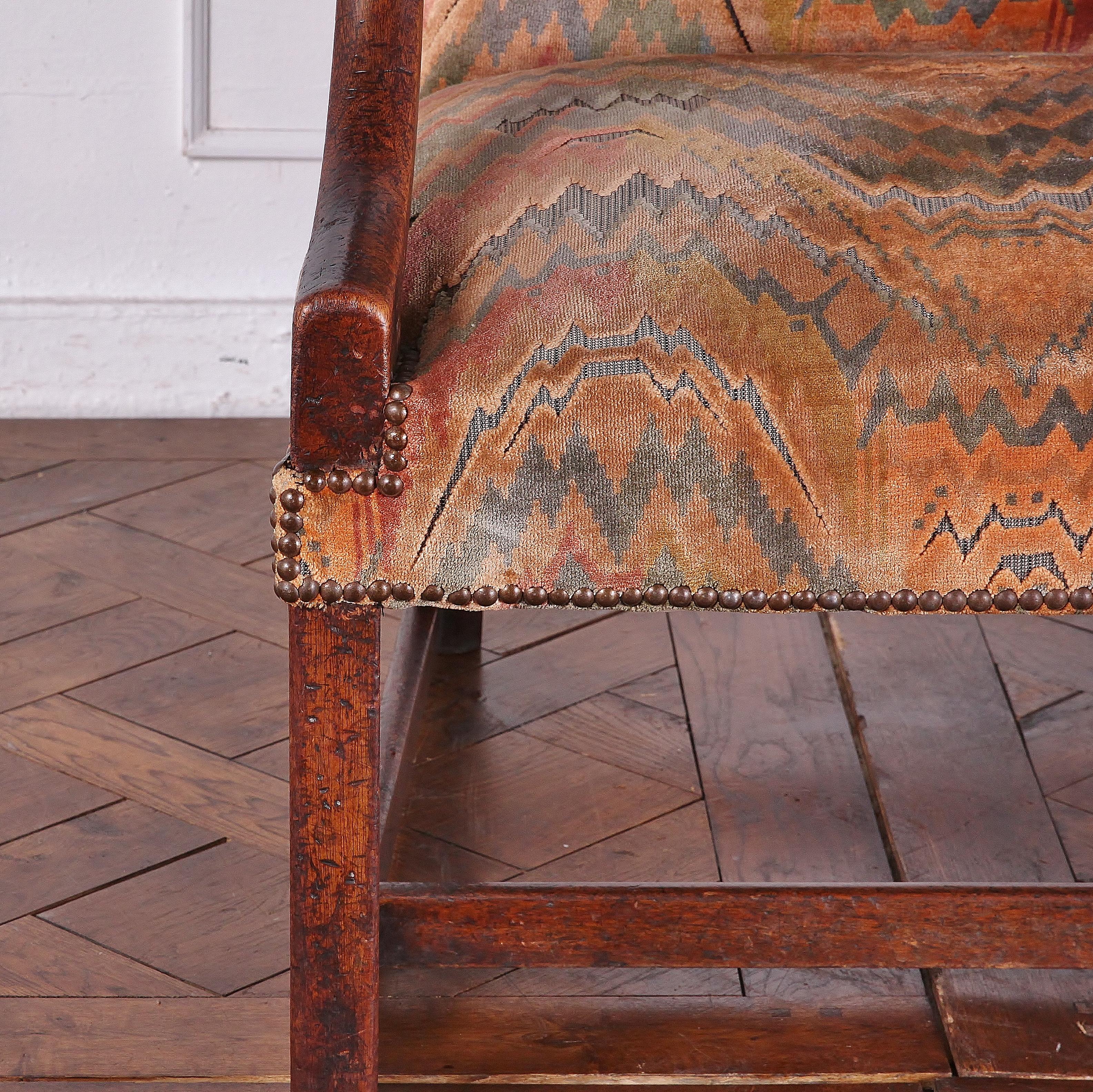 18th Century English Georgian Armchair Gainsborough Chair 4