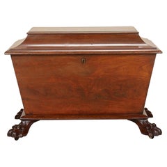 18th Century English Georgian Mahogany Cellarette or Wine Cooler