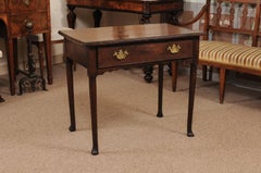 18th Century English Georgian Oak Side Table
