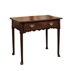 18th Century English Georgian Oak Side Table 18th Century English Georgian Oak Side Table