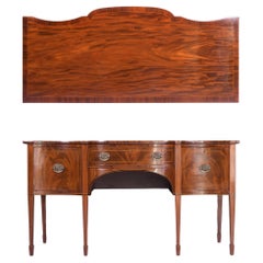 18th Century English Georgian Serpentine Shaped Sideboard