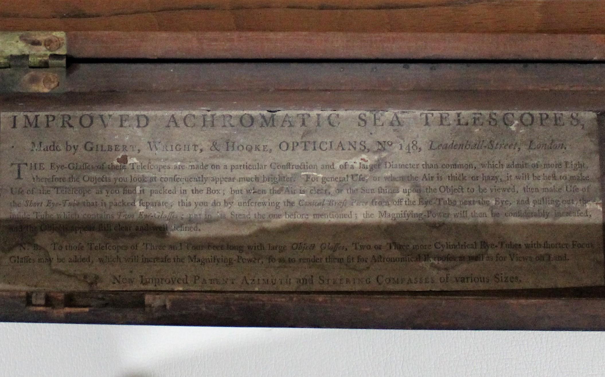 18th Century English Gilbert & Co. Improved Sea Telescope 3