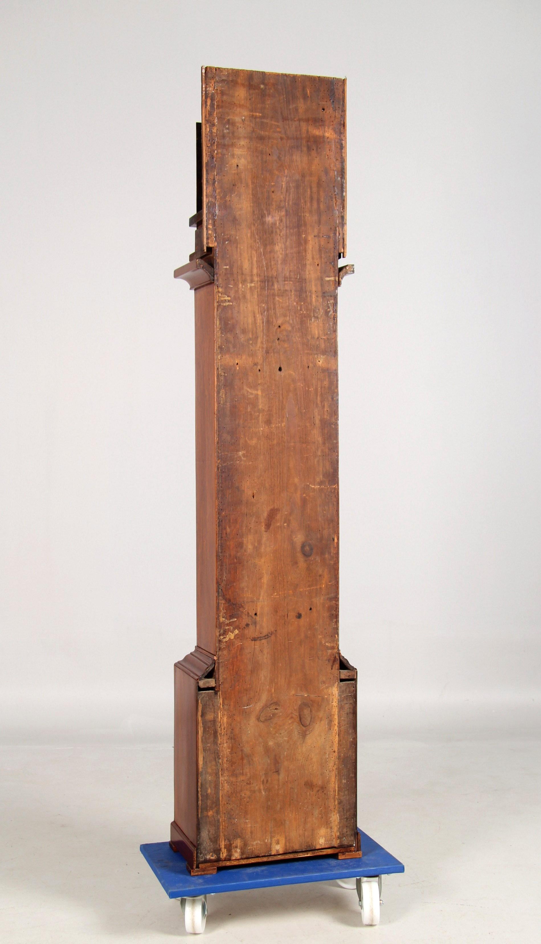 Horloge grand-père anglaise du XVIIIe siècle par A James Pike en vente 6