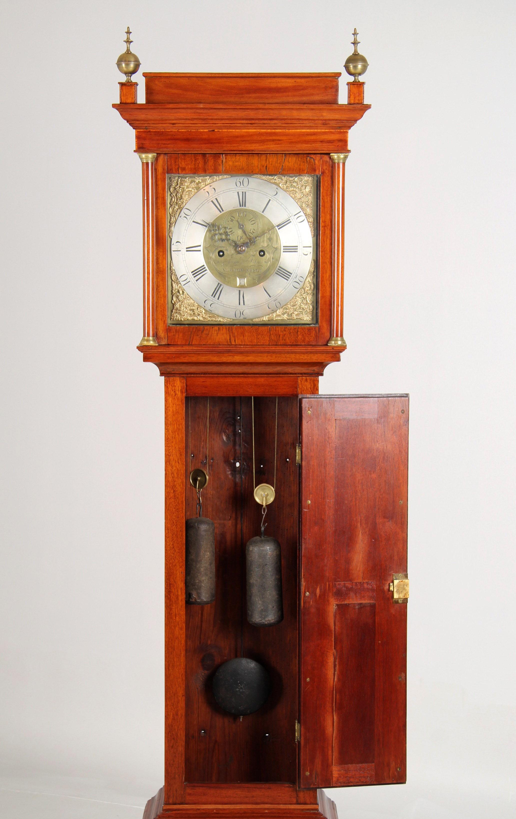 Horloge grand-père anglaise du XVIIIe siècle par A James Pike en vente 7