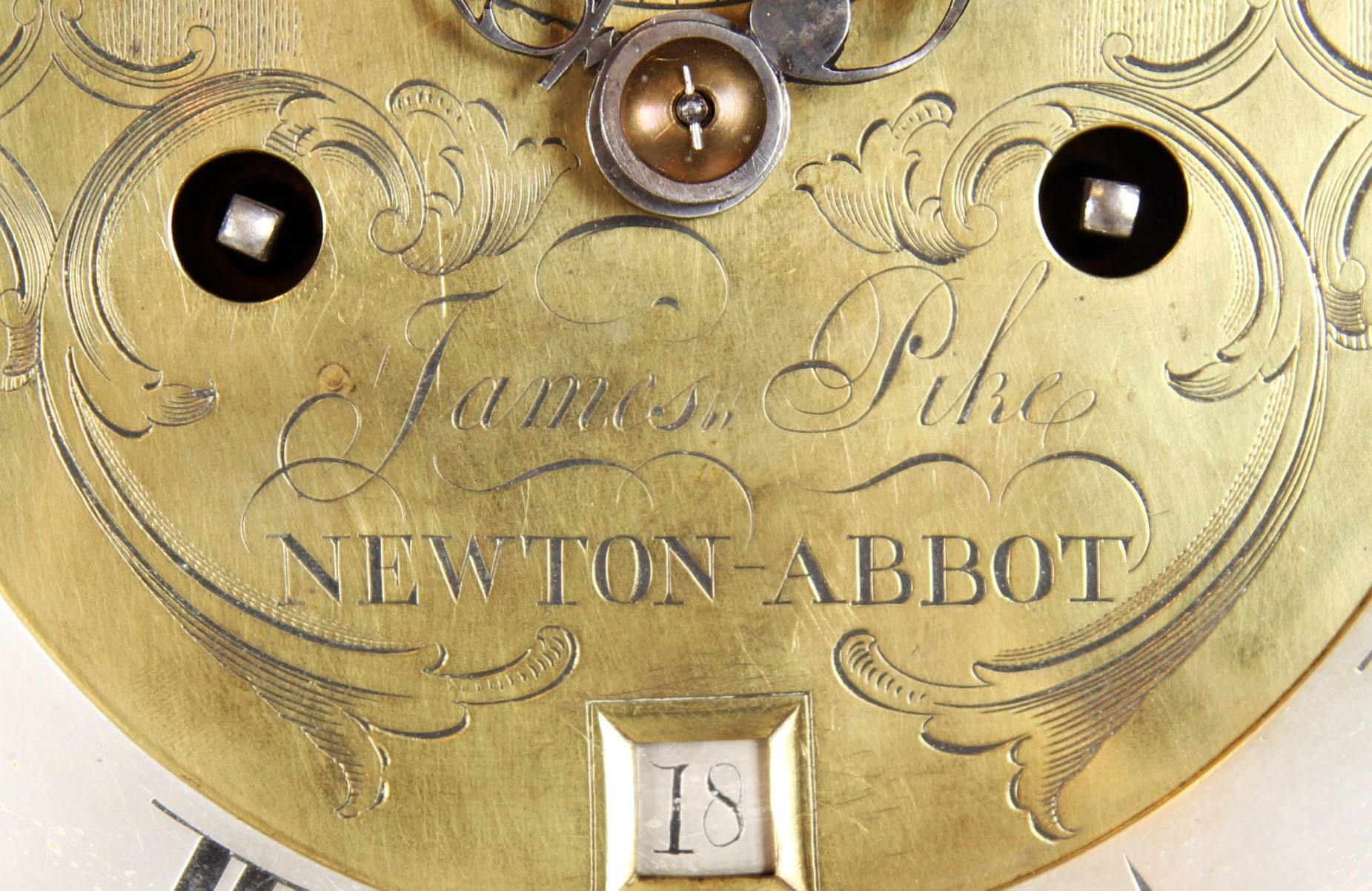 Horloge grand-père anglaise du XVIIIe siècle par A James Pike Bon état - En vente à Greven, DE