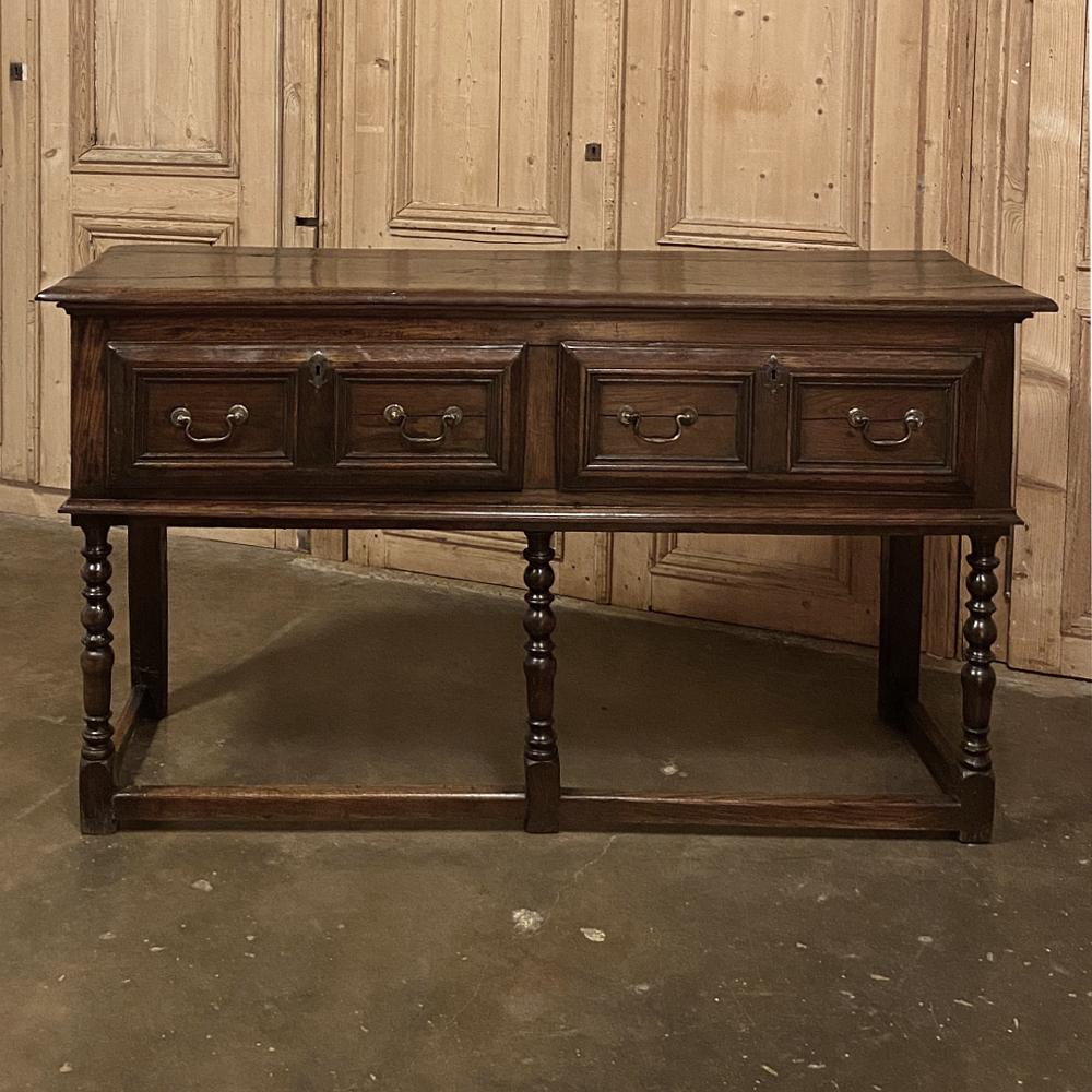 18th Century English Jacobean Sideboard In Good Condition In Dallas, TX
