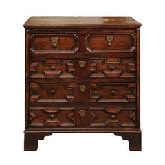 18th Century English Jacobean Style Oak Chest