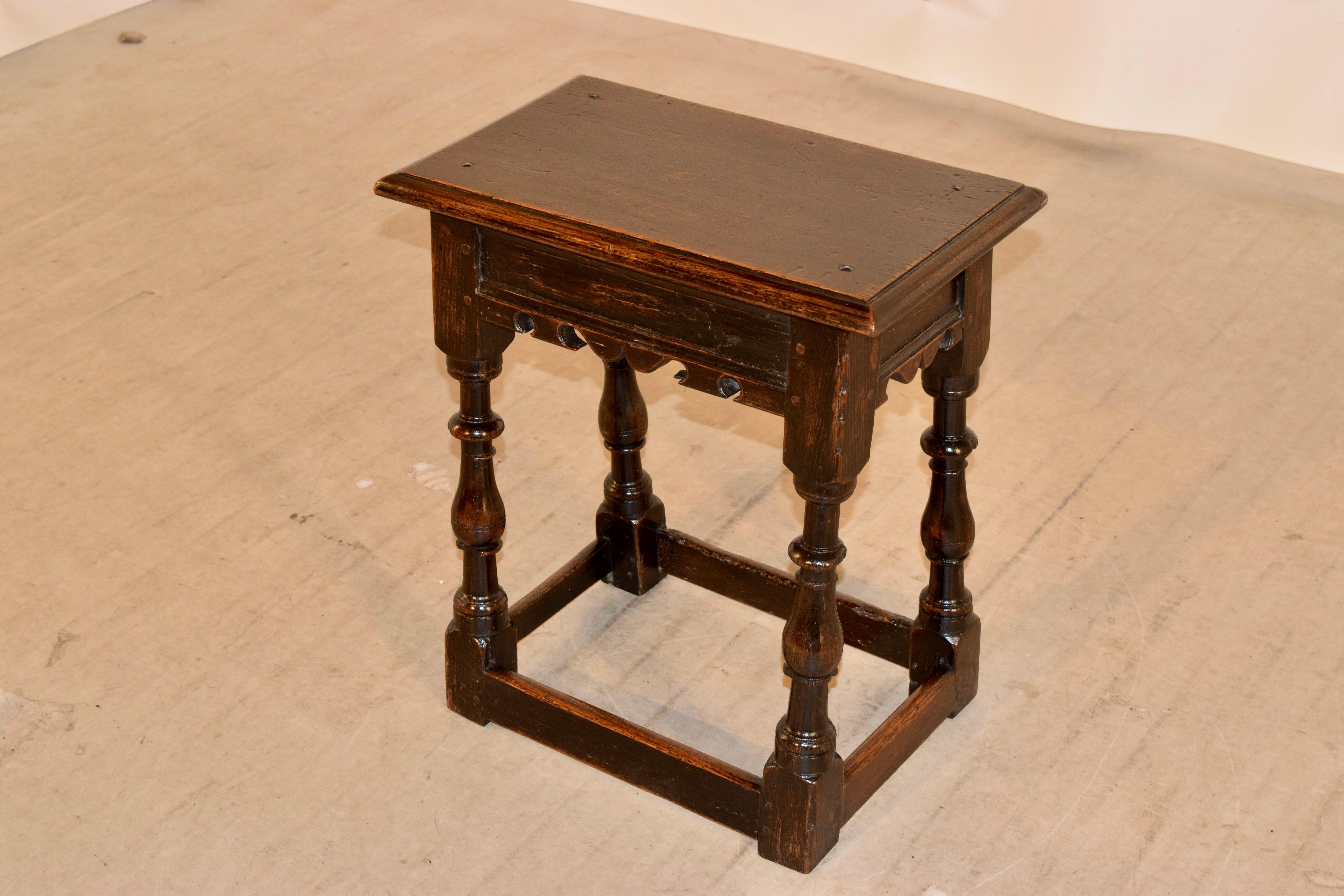 Georgian 18th Century English Joint Stool